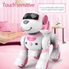 Smart Electronic Animal Pets RC Robot Dog Voice Remote Control Toys Funny Singing Dancing Robot Puppy Children's Birthday Gift