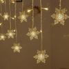 3M 72LED Icicle String Lights Christmas Garland Curtain Fairy Lights Outdoor For New Year Party Wedding Garden Terrace Patio Decoration