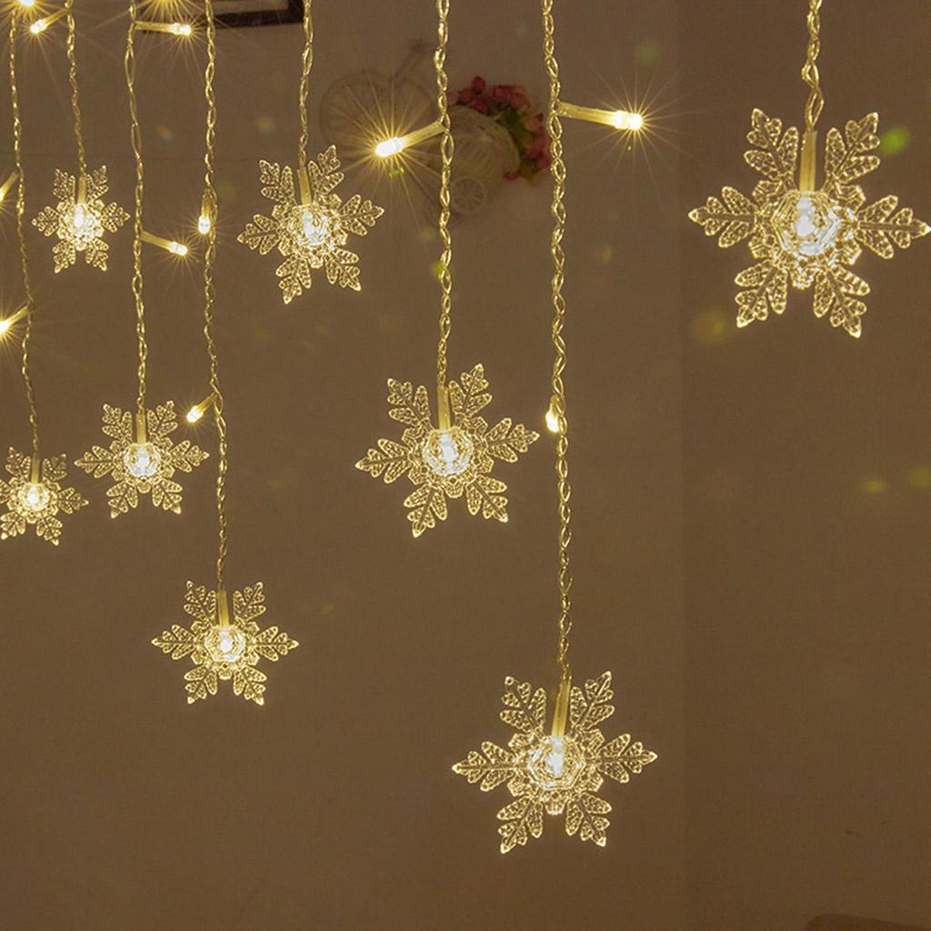 3M 72LED Icicle String Lights Christmas Garland Curtain Fairy Lights Outdoor For New Year Party Wedding Garden Terrace Patio Decoration