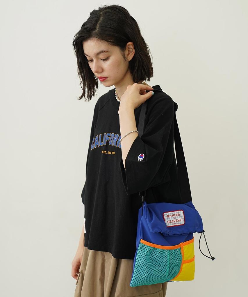 Milkfed Multi-Color Shoulder Bag, Blue