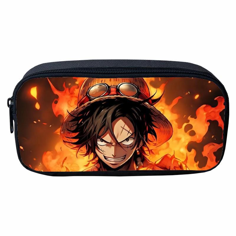 Children's Cartoon Pirate King Pencil Case - Stylish Storage for School Supplies