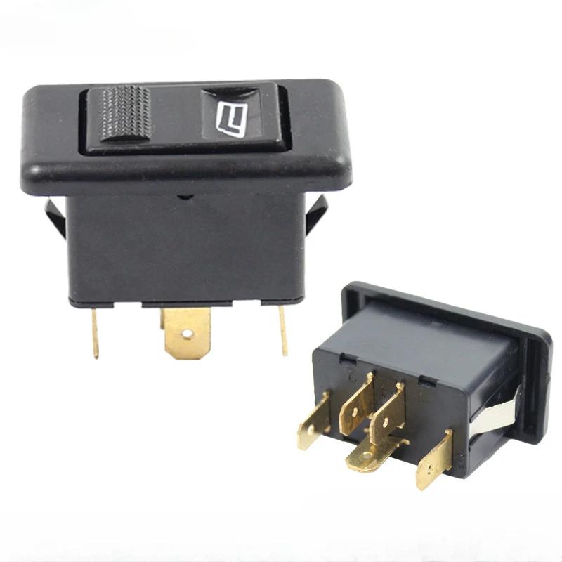 Universal Auto Car Power Window Switch Lifting Switch 5 Pin DC 12V 20A Blue/Red/Green Light Color
