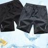 Five Point Pants Sommer Casual Shorts Herren Atmungsaktive Strandshorts Ice Silk Bequeme Fitness Basketball Sport Kurze Hosen Männliche Laufshorts
