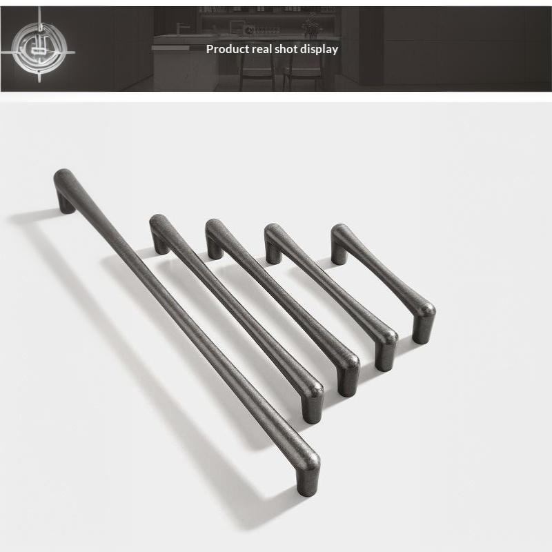 Vintage And Minimalist Antique Nickel Color Copper Brown Furniture Handles Cabinets Drawers Wardrobes Door Handles