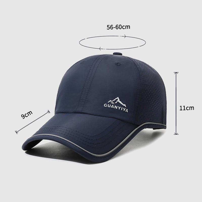 Summer Sunscreen Breathable Quick-Drying Baseball Cap for Unisex Outdoor Sports Sunshade Cap Sun Cap
