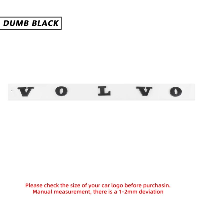 Volvo 3D ABS Letter Emblem Badge Car Trunk Tailgate Logo Sticker for XC60 XC90 S60 S90 V60 V90 V40 S80 Auto Exterior Accessories