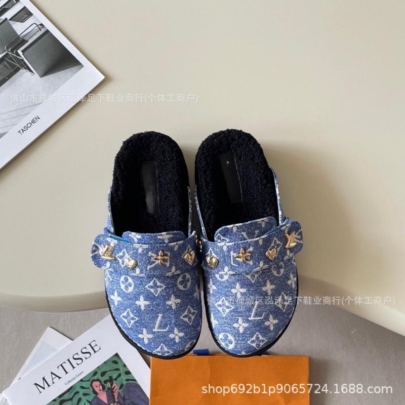Neue Modelle informieren Baotou Halbschuh-Hausschuhe für Damen und Herren, dicke Sohle, weiche Sohle, Hausschuhe für Damen