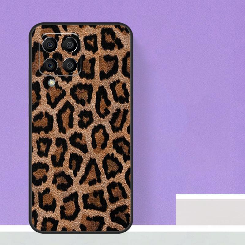 African Leopard Print Case For Samsung Galaxy M31 M16 M36 M56 M33 M53 M13 M12 M32 M52 M20 M15 M55 M14 M35 M34 M54