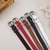 Simple Waist Belt With Lingge Design And Alloy Buckle For Casual And Attire Work