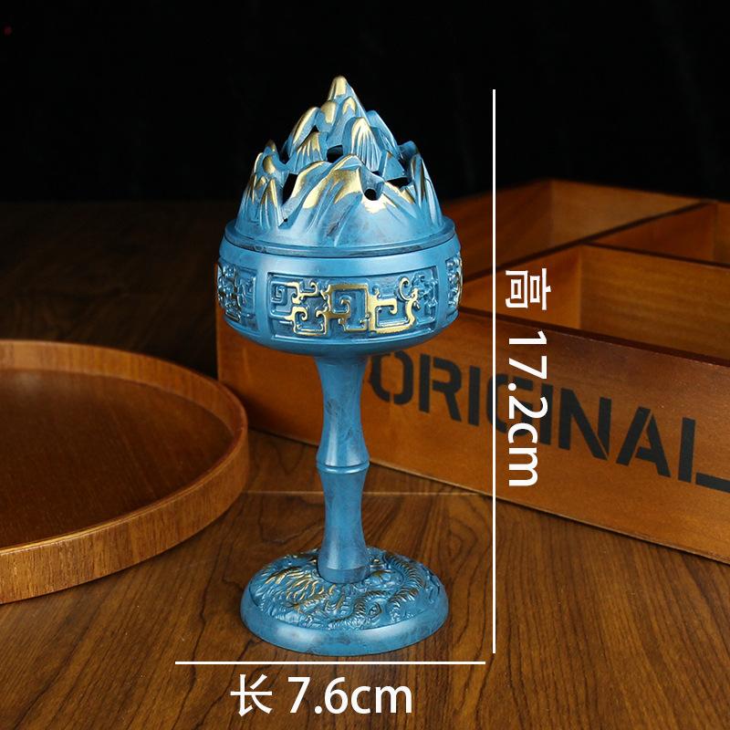 Brass Boshan Furnace Home Study Aromatherapy Furnace Metal Crafts Copper Pure Copper Ornament Crafts Gifts