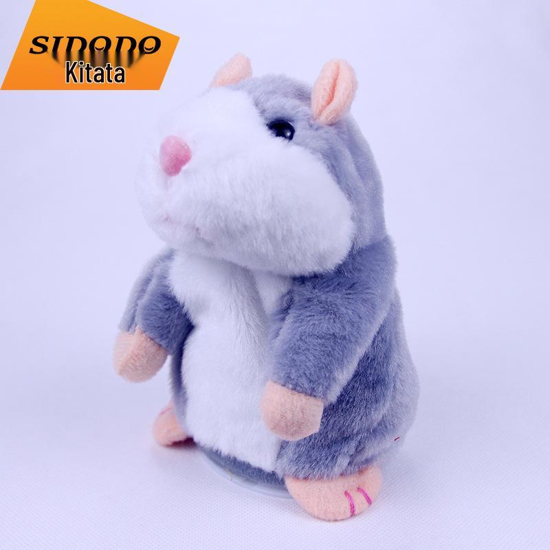 

Electric Hamster Voice Changer Doll: Talks, Walks, and Records 16CM + OPP Bag