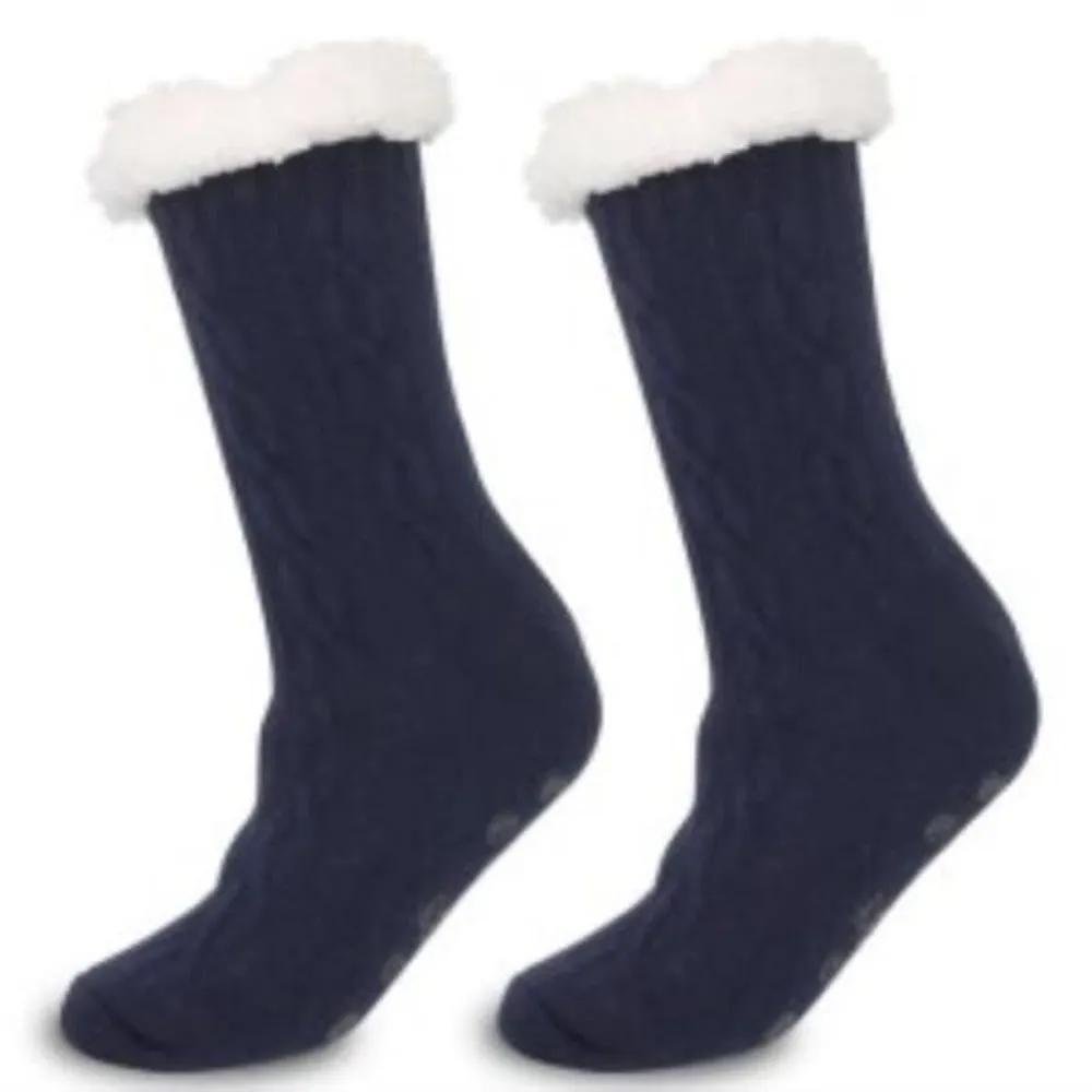 Women's Thick Sherpa-Lined Non-Slip Socks