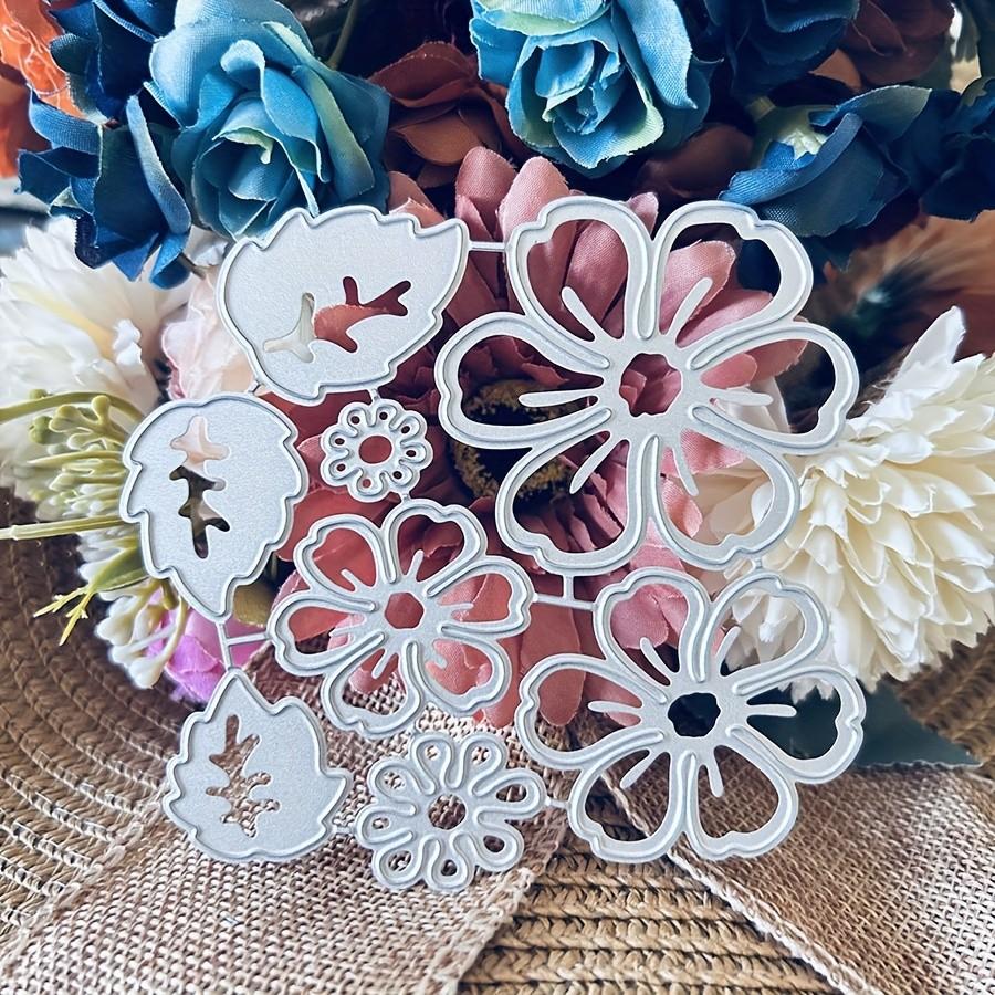 Cute Flower Dies Cuts For Card Making, Cutting Dies, Metal Die Cutting Mold, Scrapbooking Dies, DIY Etched Embossing Stencil For Craft