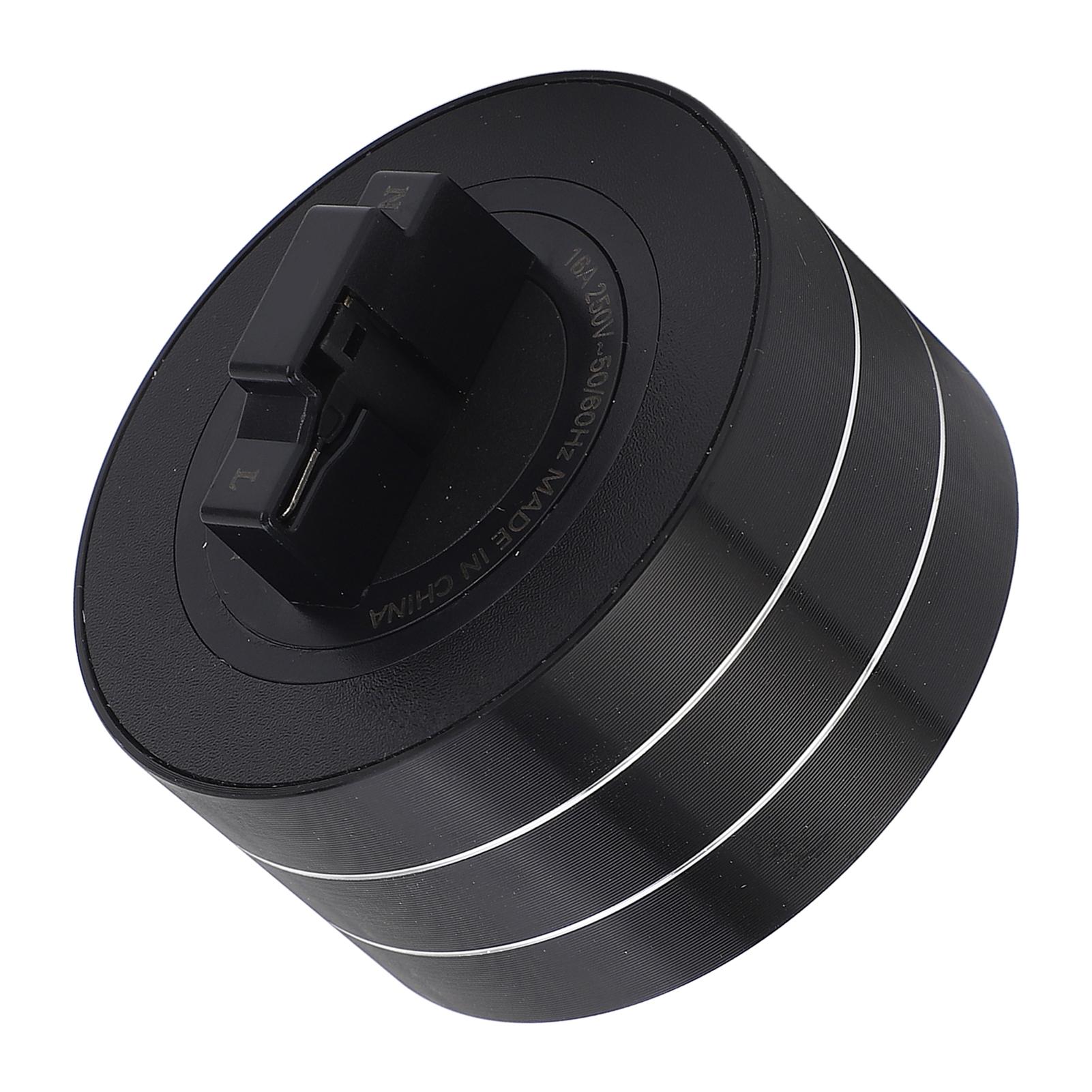 

Track Socket Multifunctional Round Shape Surface Mounted Movable Electrical Track Socket with Indicator