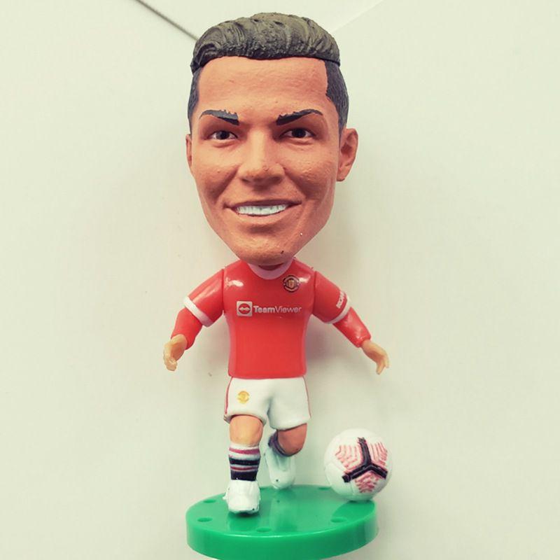 Player Mini Soccer Figures Sports Model Dolls Football Star Decoration Home
