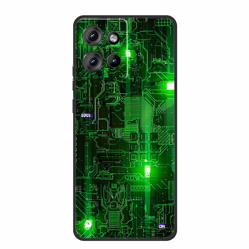 Phone Case For Motorola Moto G86 Power Edge 50 Neo G75 S50 Edge 50 5G Case S 50 Coque Shockproof Black Silicone Soft Back Cover