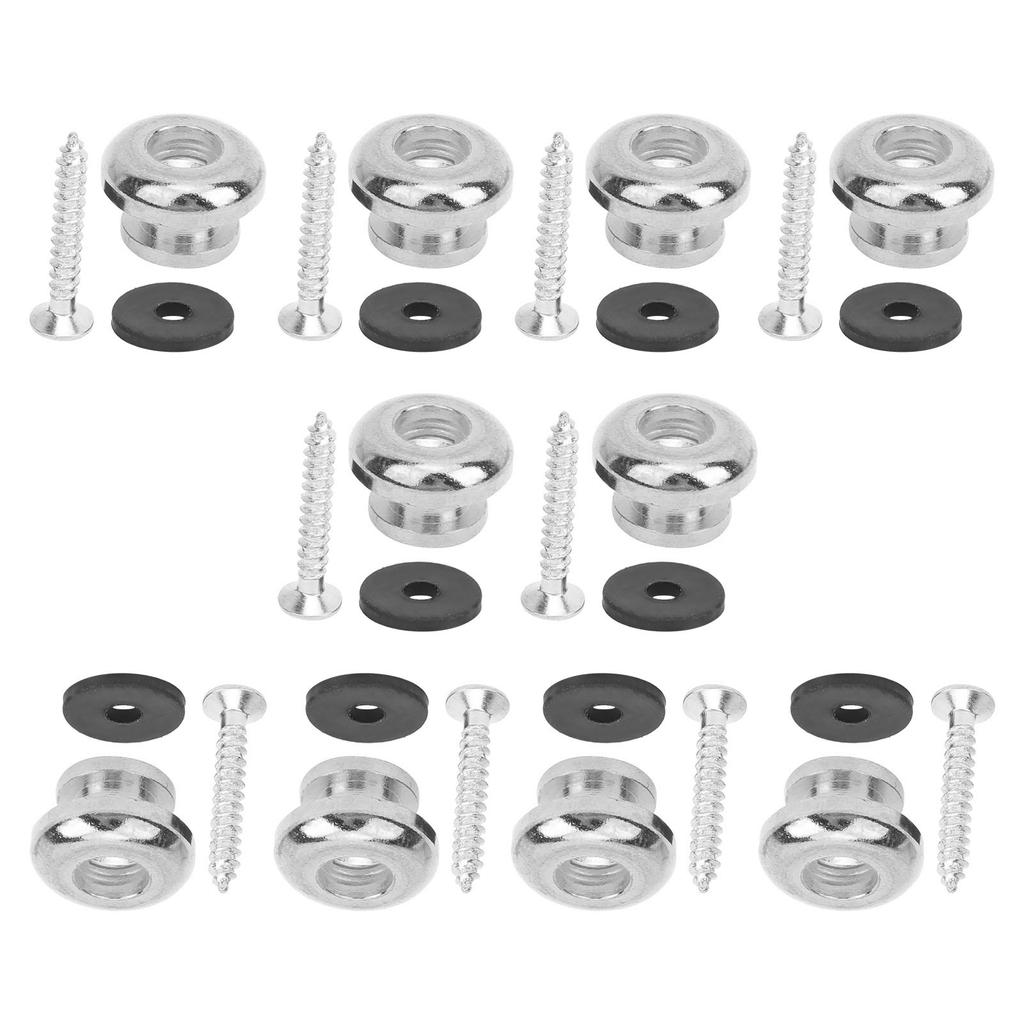 5 Set Guitar Strap Lock End Pins for Bass Ukulele Musical Instrument Peripheral Accessories