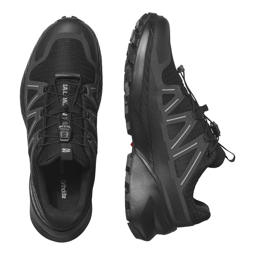 Salomon SPEEDCROSS PEAK WOMEN Trail Running Shoes Size cm GORE-TEX (L47603500), Black/Black/Phantom, 24.5