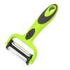 3-in-1 Peeler with Double-Knife Design Shredding Scraping Ergonomic Anti-Slip Handle Lightweight Portable Fruit Vegetable Peeler Kitchen Tool