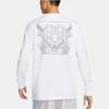 Nike James Comfortable Fashion Versatile Long Sleeve T-Shirt Men Tops White HF6192100