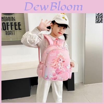 Cartoon Mermaid Childrens Backpack With Nylon Material And Shockproof Design For Kindergarten And School Use