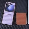 Premium Lychee Leather Texture Magnetic Case for Samsung Z-Flip7 & Z-Flip6 - Anti-Drop Folding Protection