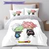 Zamasu Mönster Sängkläder, Täcke Set Påslakan Örngott Hem Födelsedagspresent (1 * påslakan + 2 * örngott, utan kärna)