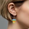 2D Flat Hawaiian Summer Earrings Slippers Acrylic Earrings Fashion Jewelry Elegant Earrings Party Earrings
