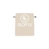 Beige Child Seat Hook Anchor ISOFix Cover Cap For Mercedes-Benz GLC 2016-2021