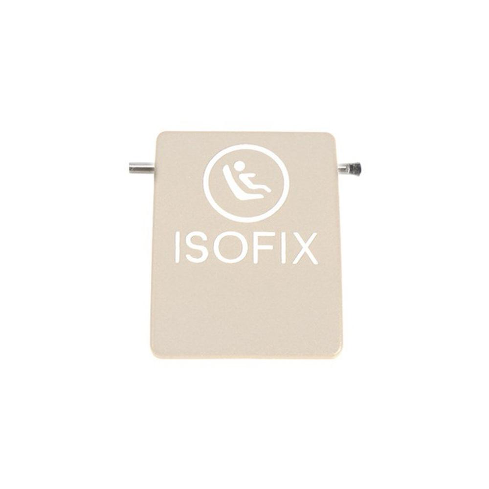Beige Child Seat Hook Anchor ISOFix Cover Cap For Mercedes-Benz GLC 2016-2021
