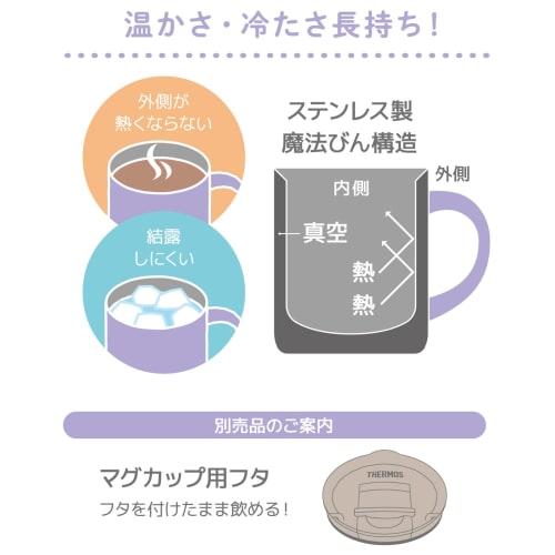 Thermos Vacuum Insulated Mug 350ml Miffy Lavender JDG-351B LV