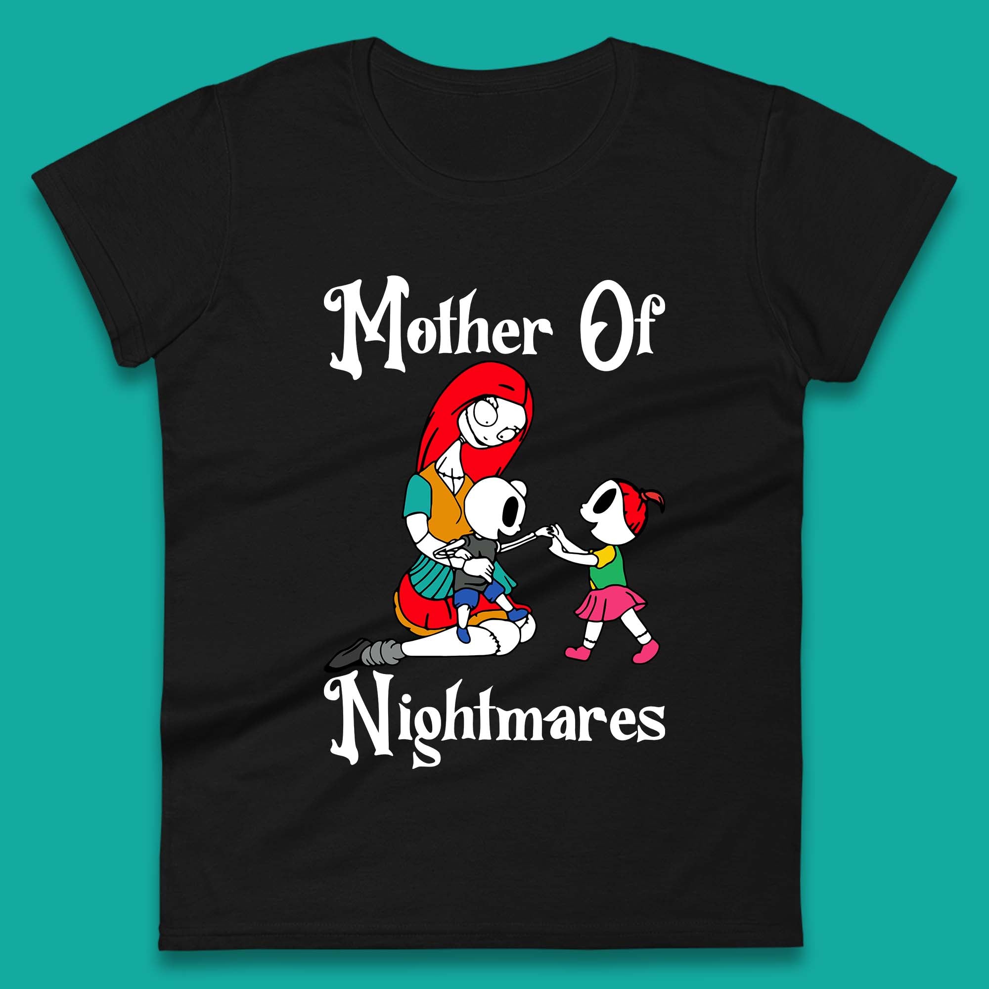 Christmas Jack Skellington Womens T Shirt Mens Tops Tees Unisex Mother Of Nightmares Top 2XL