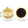 Noiseless Pet Heating Bowl Constant Temperature Automatic Heated Cat Bowl Large Caliber Cat Shape Dog Food Bowl Winter