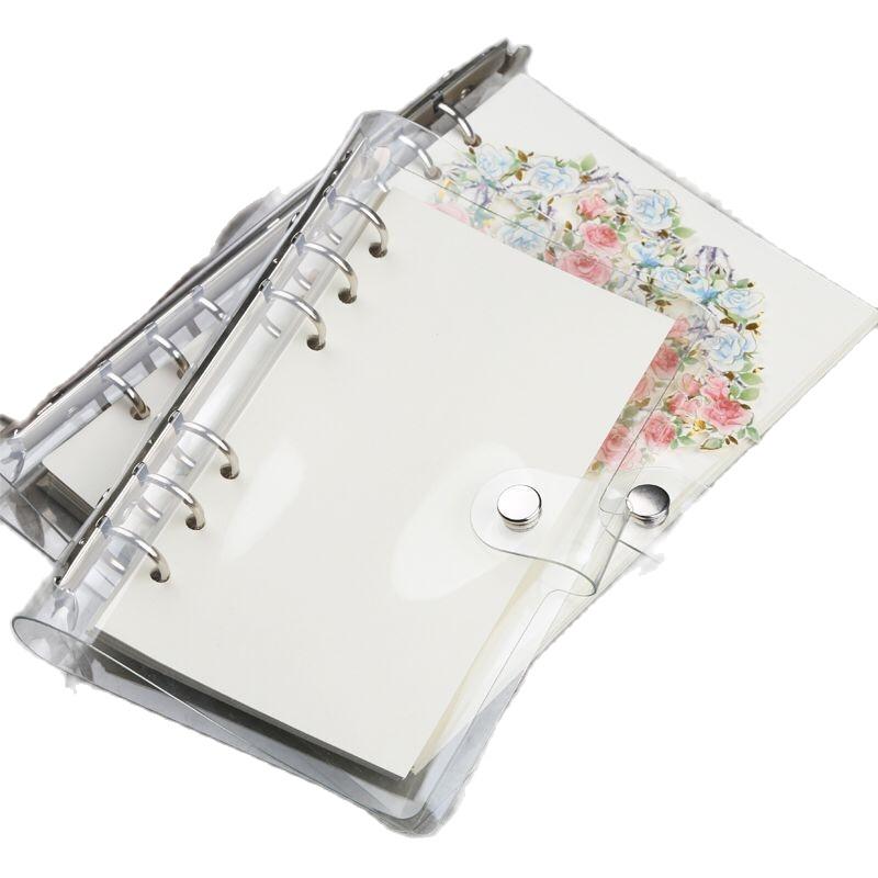 Diary 2026 A5 A6 Laser Transparent Notebook Planner Organizer Binder Books Journal Spiral Personal Clear Shell