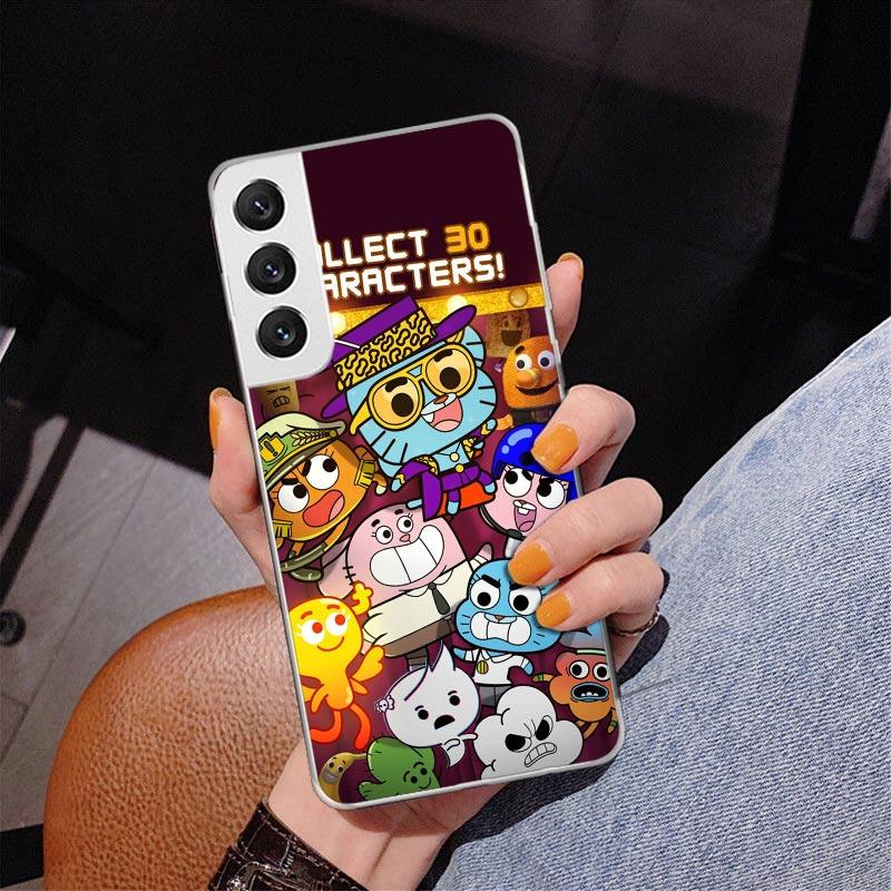 The Amazing World Gumball Phone Case For Samsung Galaxy S24 S25 Edge S26 Ultra S23 S22 S21 Plus S20 FE + Personalized Print Cove