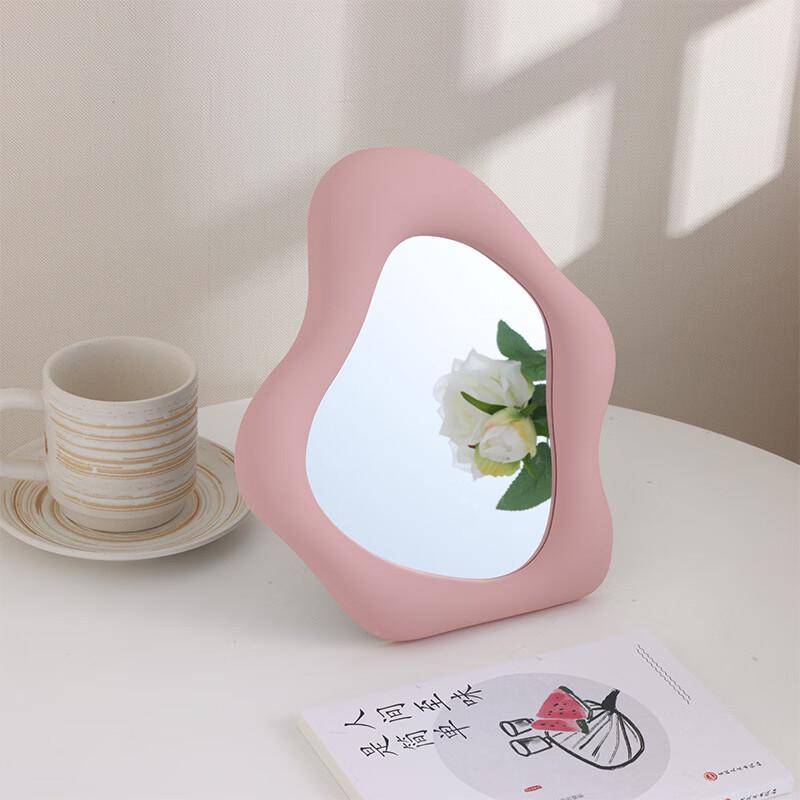 

Oeny Pink Portable Desktop Makeup Mirror (2-Pack)