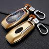 KIGQ3 New Carbon Fibre Car Key Cover Case For Ford Fusion Mondeo Mustang F-150 Explorer Edge 2015 2016 2017 2018 Car Accessories