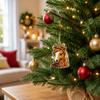 2D Adventskalender mit flachen Hängeornamenten für den Weihnachts-Countdown