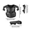 Kids Motorcycle Protector Motorcycle Waistcoat Child Body Protector Kids Motocross ATV Dirt Bike Chest Spine Knee Elbow Pad