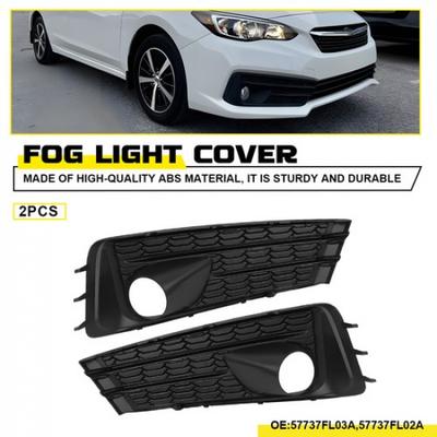 Fog Light Lamp Bezel Cover For - Subaru Impreza Bumper Driver+Passenger