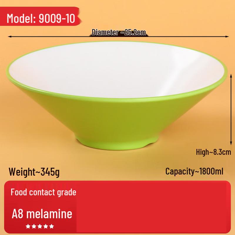 Jingbaodi Tempered Melamine Commercial Soup Bowl Set
