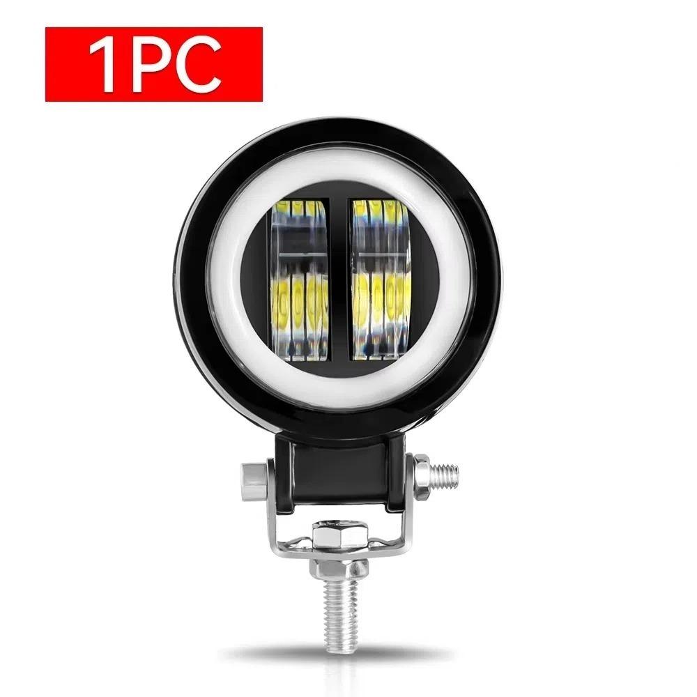 

Пластиковые Фары-балки 3 дюйма Рабочая лампа Новая Противотуманная фара для Внедорожника Лодки Грузовика Внедорожника Пикапа round-red