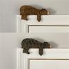 Creative Animal Door Top Wooden Decoration Sleeping Cute Brown Bear  Home Living Room Bedroom Office Door Decoration