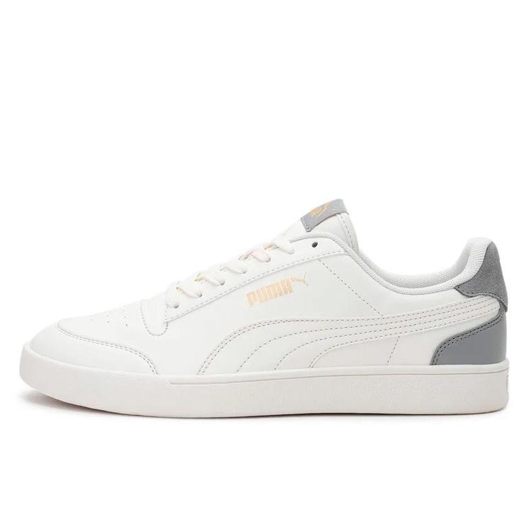 PUMA Shuffle Low Shoes White/Grey Men s 309668-07 EU 44