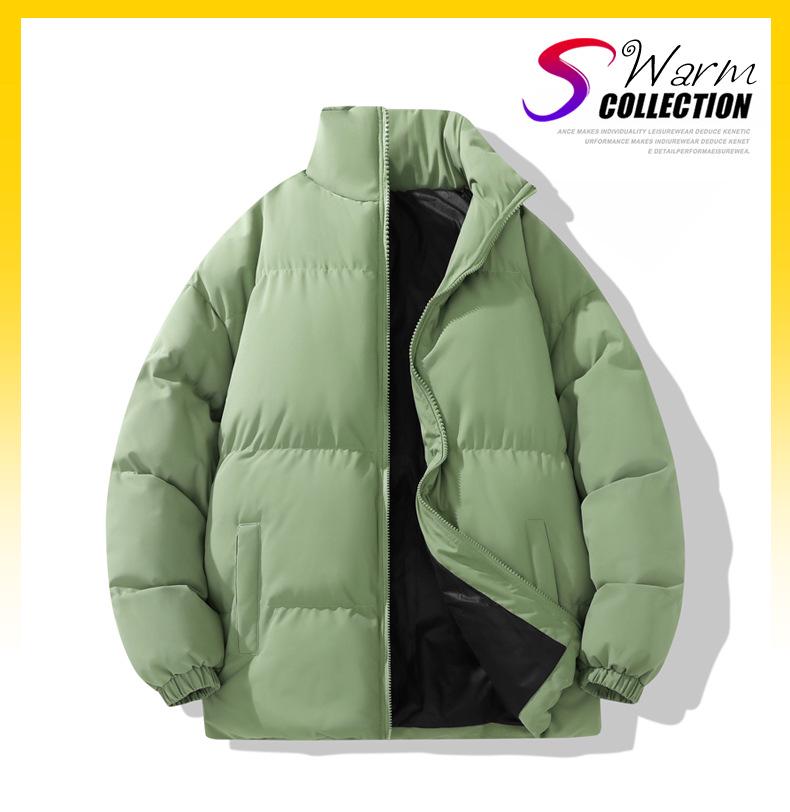 Men's Shiny Hooded Down Cotton Winter Jacket – Thick, Trendy, Short, Plus Size Available