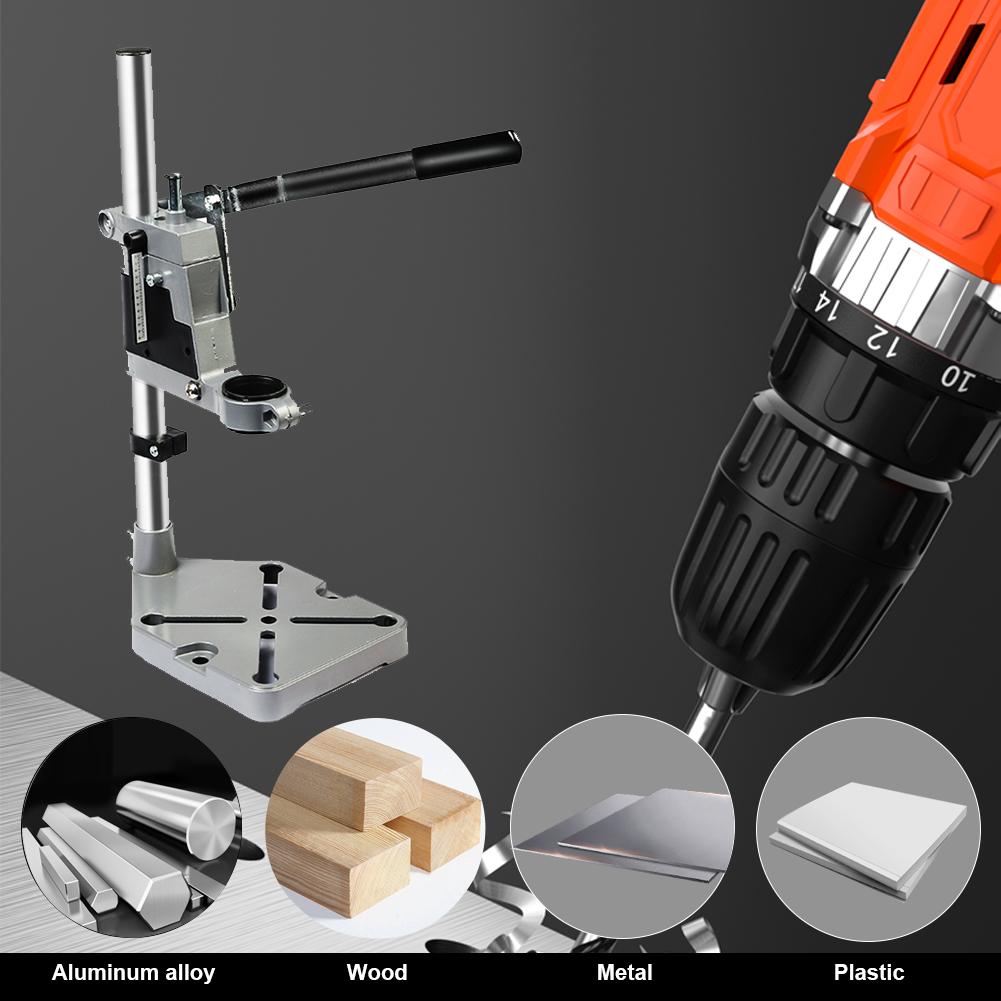 Table Top Drill Fixed Frame Single-Head Bench Drilling Machine Chuck Multifunctional Aluminum Alloy Power Grinder Accessories