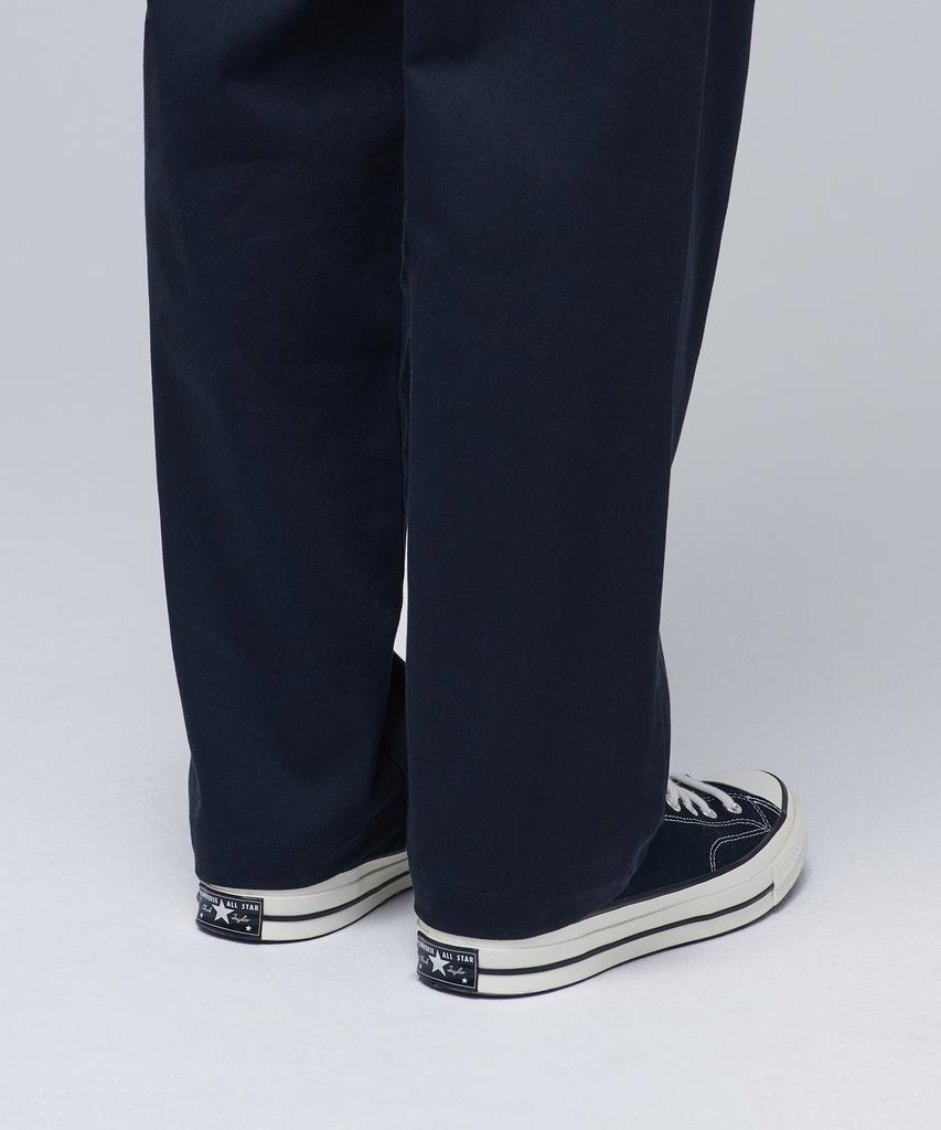 MUSINSA STANDARD One-Pleat Regular Fit Chino Pants [Navy]