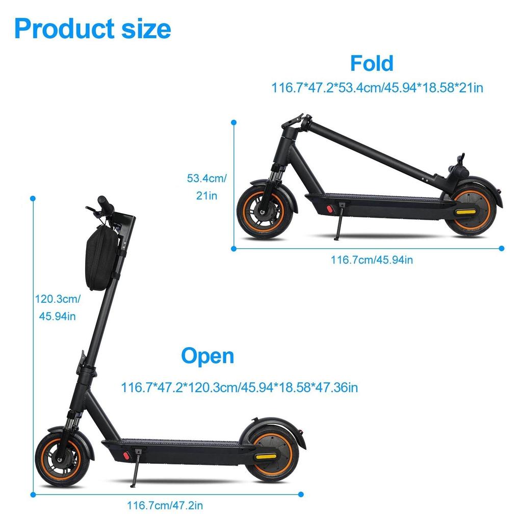 HEZZO G30 City Electric Scooter 36V 15AH Battery 10 inch with APP Control