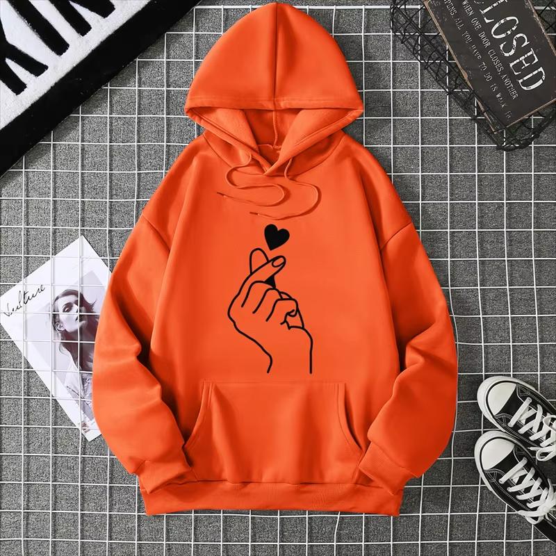 2025 Winter New Women's Hoodie High Street Unisex Style Double Pockets Sweatshirts Outerwear Plus-Size Women's Clothing CYXX241
