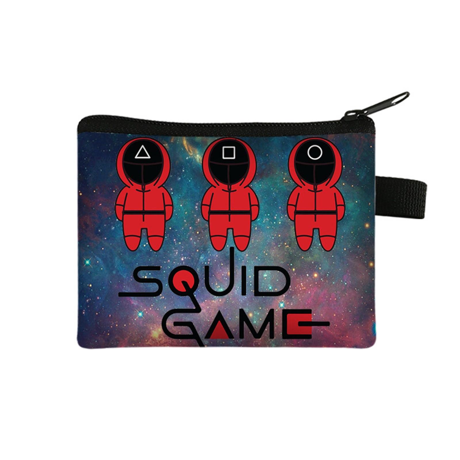 

Кошелек для монет, многоцелевая сумка для хранения ключей из полиэстера, пенал, портативный кошелек на молнии, отличный подарок для мальчиков и девочек